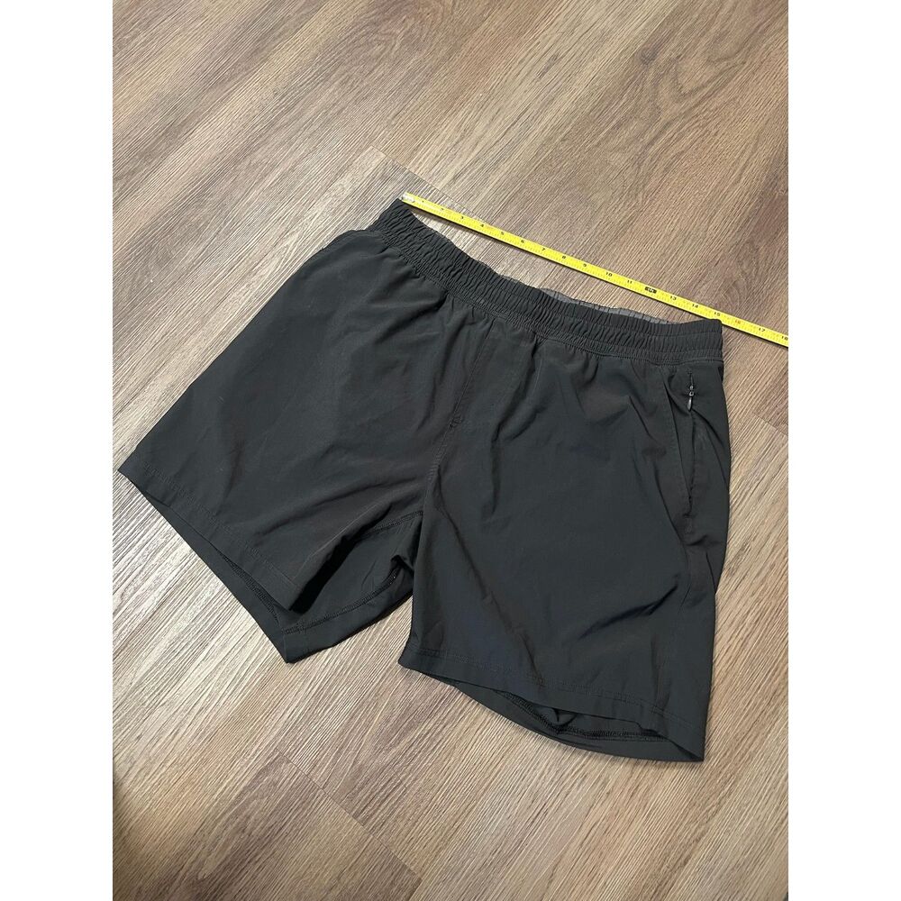 Rhone Swift Shorts Black Mens Gym Workout Running 7 Inch Large